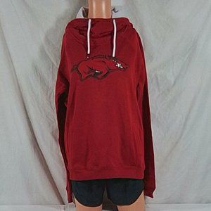 Women's Colosseum Arkansas Razorbacks Hoodie - Red - Medium - NWT